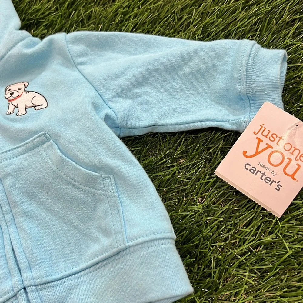 Carters Newborn Zip up hooded sweatshirt